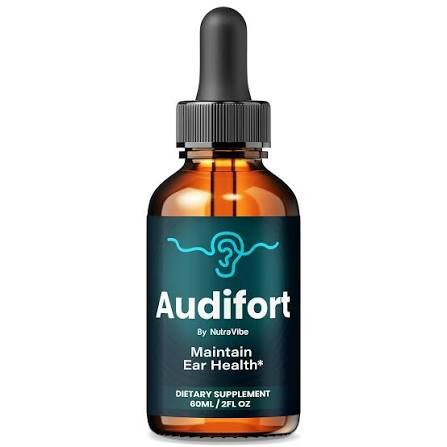 Audifort supplement bottle